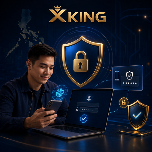 Secure account login illustration